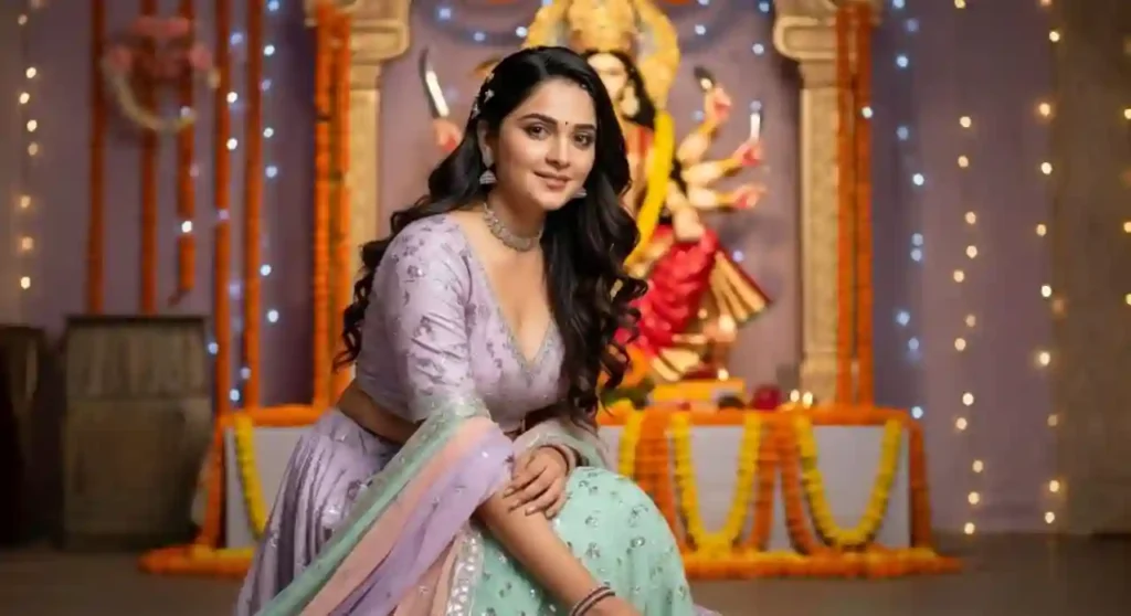 Navratri prompt for gemini girl