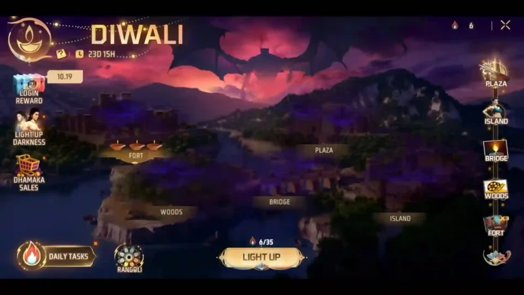 Free fire rangoli event 2025