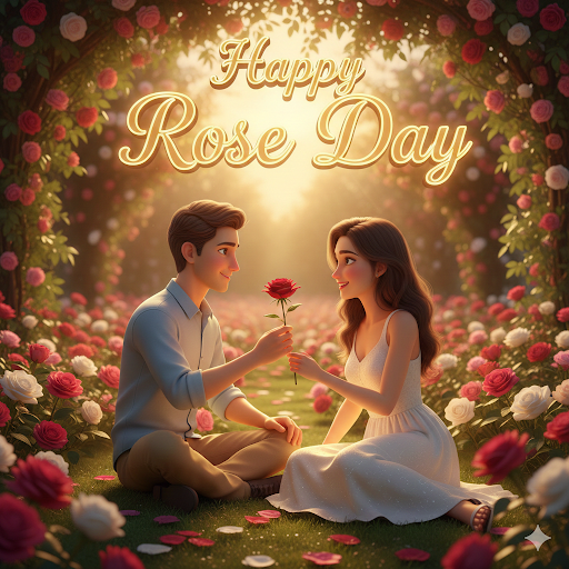 Google Gemini Happy Rose Day Ai Photo Prompt 3D