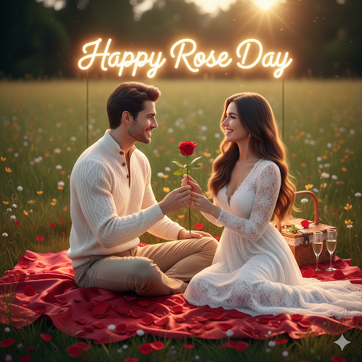 Google Gemini Happy Rose Day Neon Ai Photo Editing Prompts 2026
