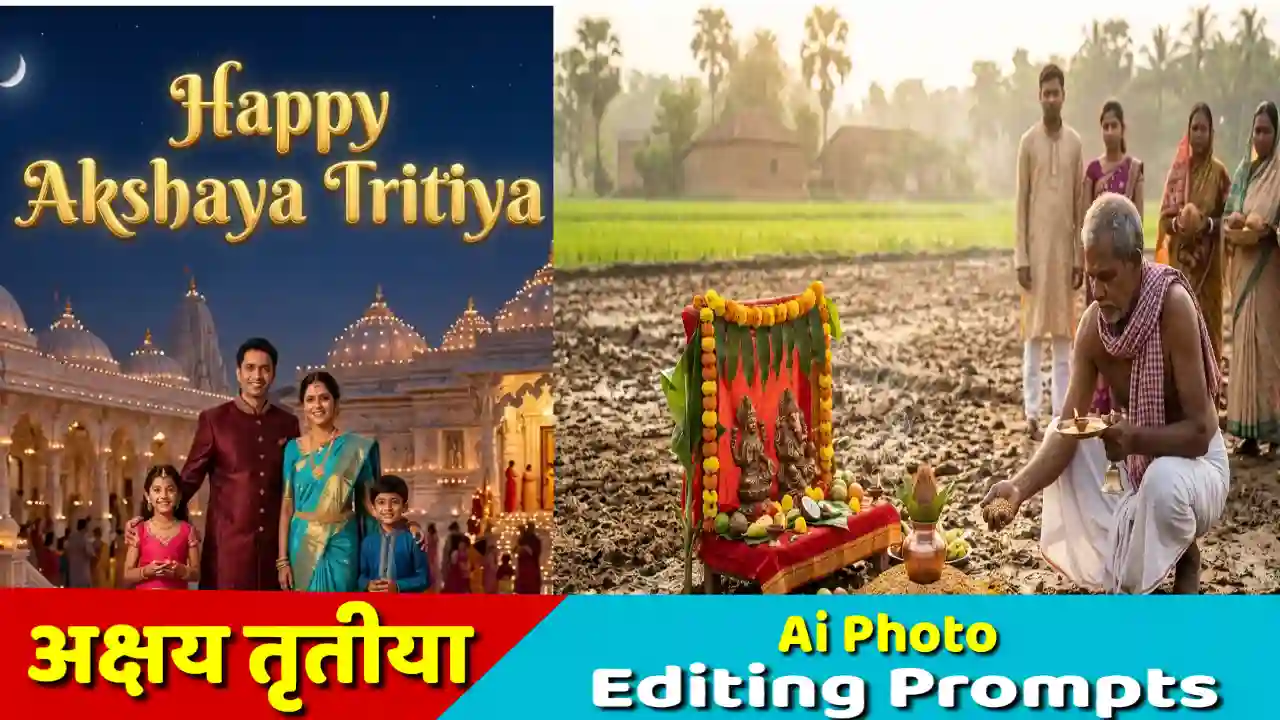 Google Gemini Akshaya Tritiya Ai Photo Editing Prompts 2026 for boys girls and couples